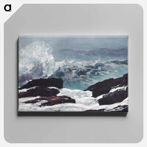 アートパネル-Northeaster - ウィンスロー ホーマー Canvas.