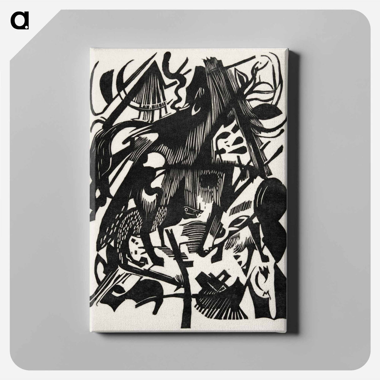 アートパネル-Birth of the Wolves
 - イェール大学アートギャラリー Canvas.