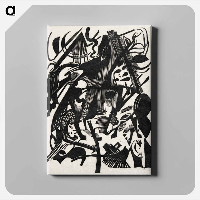アートパネル-Birth of the Wolves
 - イェール大学アートギャラリー Canvas.