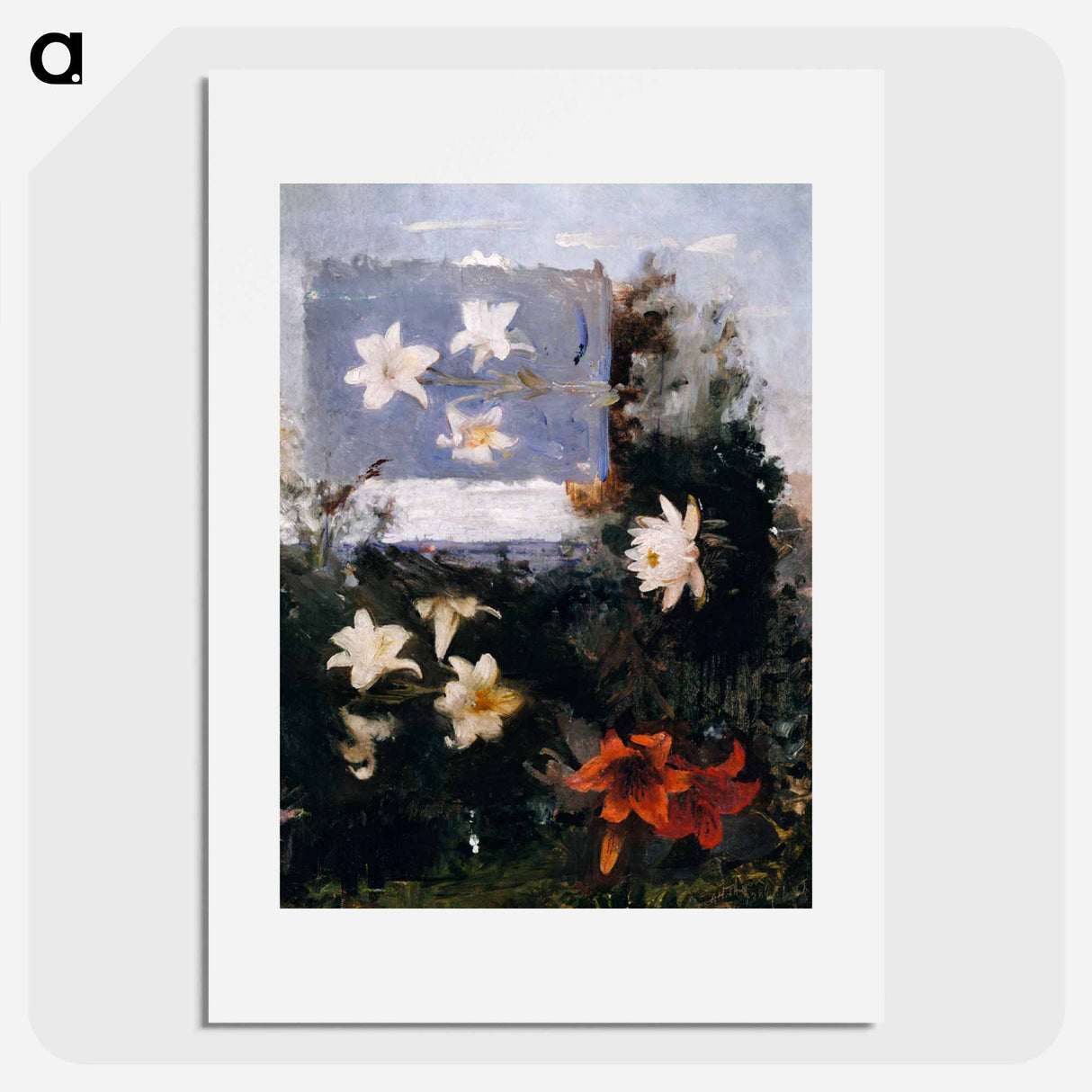 Flower Studies - アボット ハンダーソン セイヤー Poster.