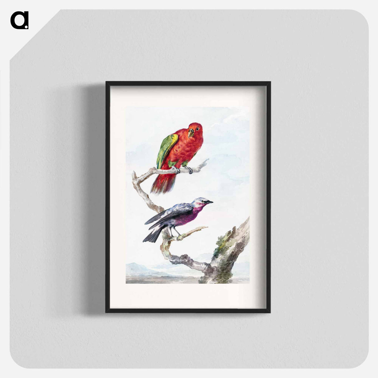 Two birds - アールト シューマン Poster.