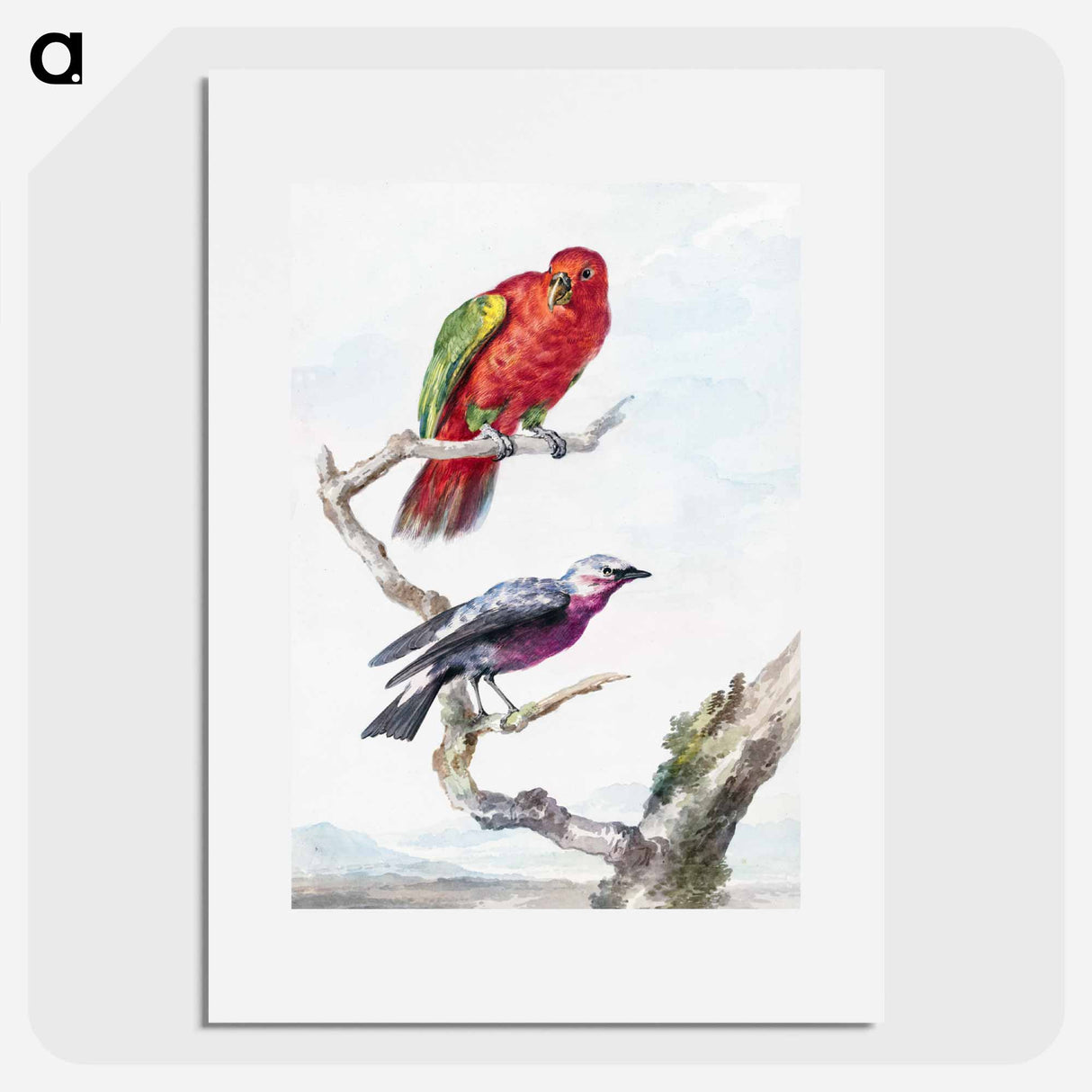 Two birds - アールト シューマン Poster.