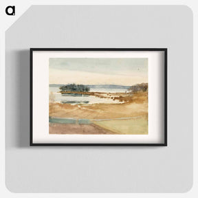 アートポスター-Seashore, brown sand - アルバート エーデルフェルト Poster.