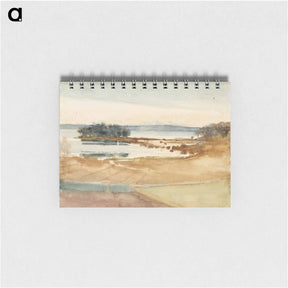 アートメモ帳-Seashore, brown sand - アルバート エーデルフェルト Memo.