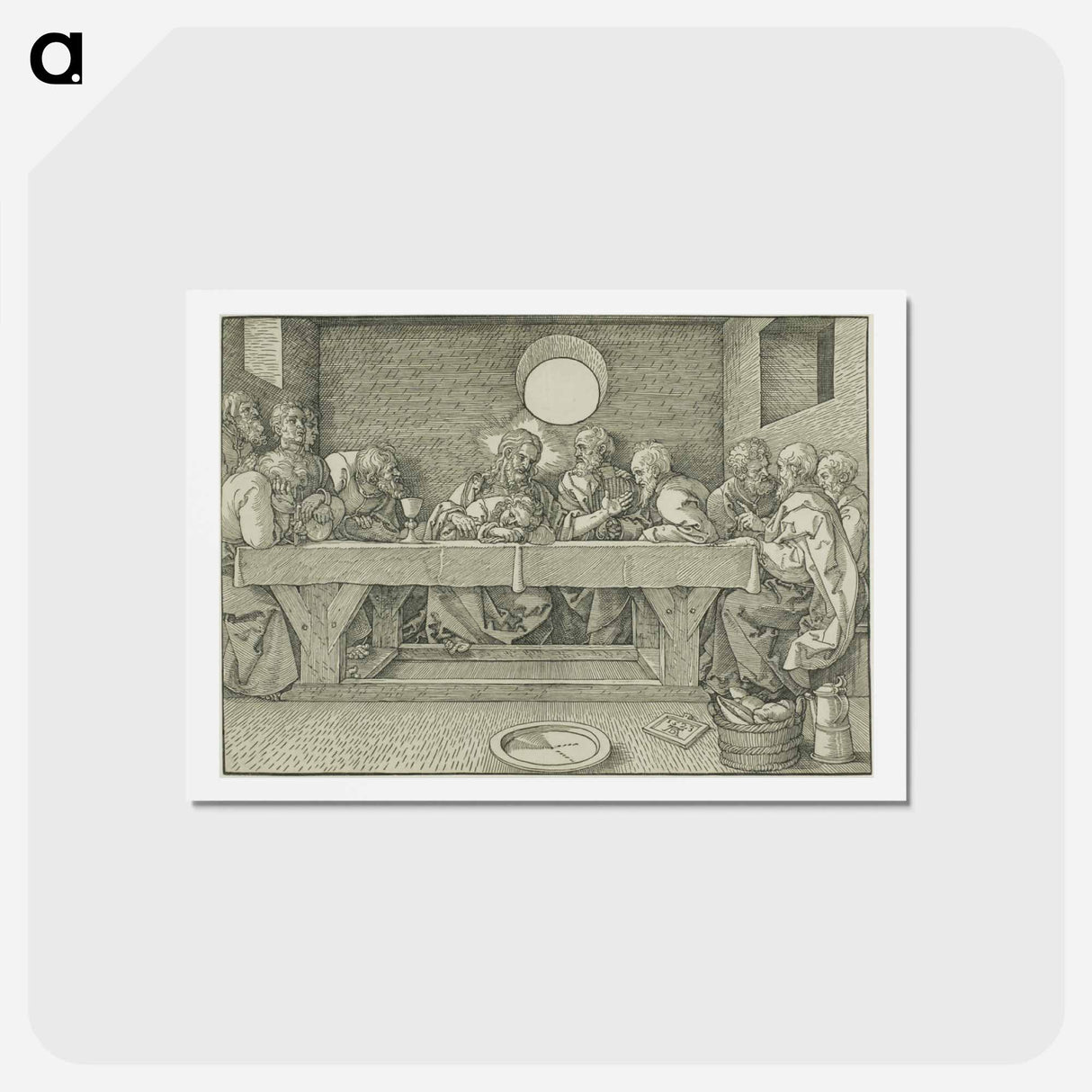 アートポストカード-The Last Supper - アルブレヒト デューラー Postcard.