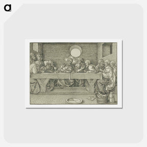 アートポストカード-The Last Supper - アルブレヒト デューラー Postcard.