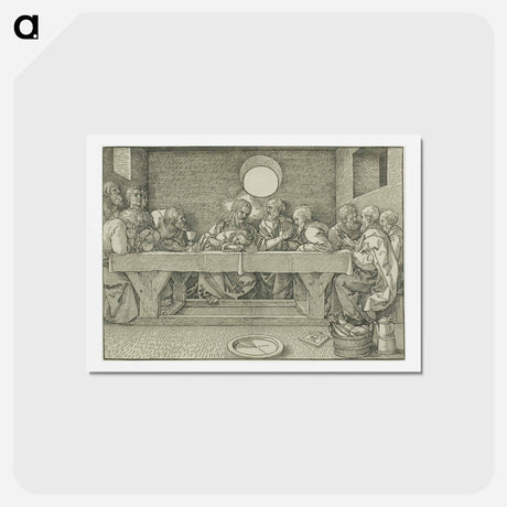 アートポストカード-The Last Supper - アルブレヒト デューラー Postcard.