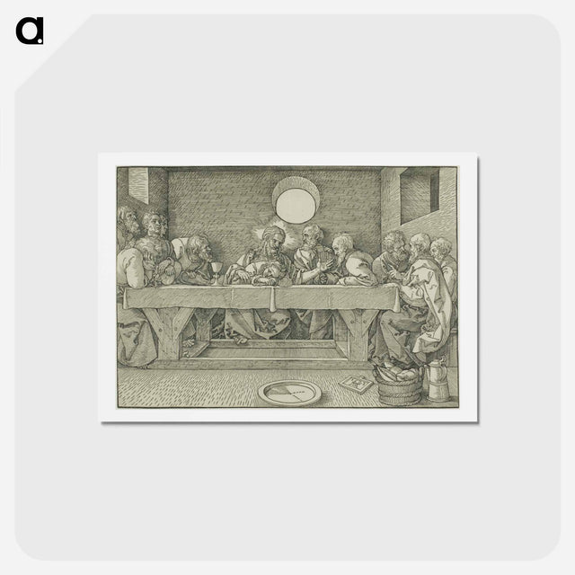 アートポストカード-The Last Supper - アルブレヒト デューラー Postcard.