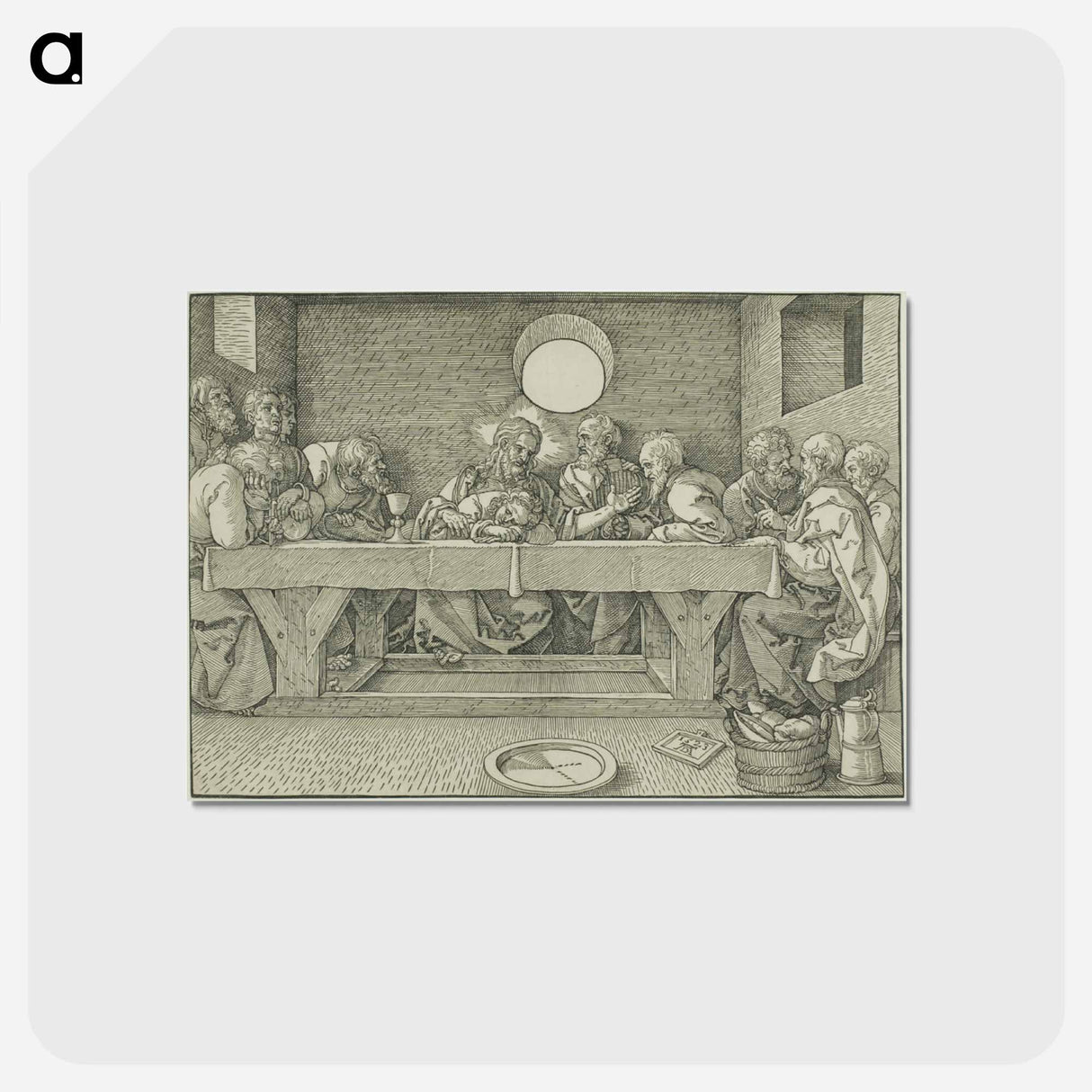 アートポストカード-The Last Supper - アルブレヒト デューラー Postcard.