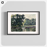 Richmond, a river landscape - アルフレッド ウィリアム フィンチ Poster.