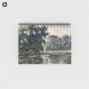 アートメモ帳-Richmond, a river landscape - アルフレッド ウィリアム フィンチ Memo.