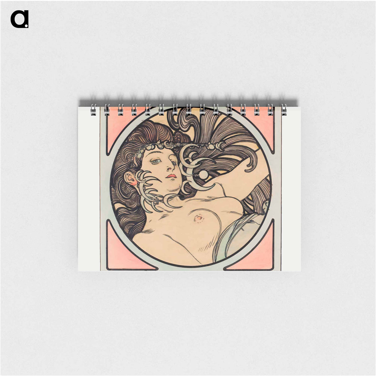 Stained glass window for the facade of the Fouquet boutique - アルフォンス ミュシャ Memo.