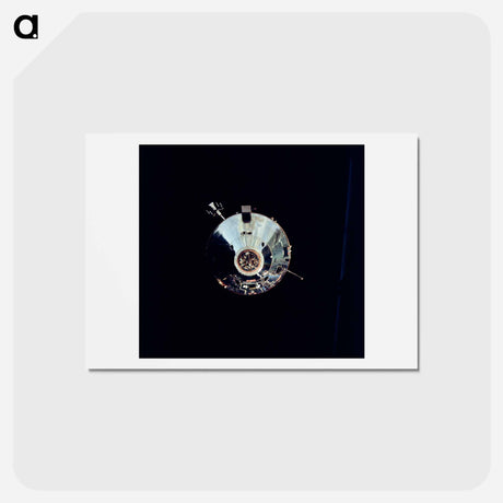 アートポストカード-Apollo 9 Command/Service Modules - アポロ月面着陸 Postcard.