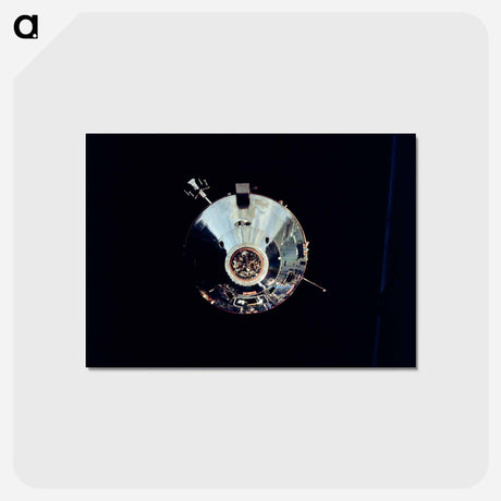アートポストカード-Apollo 9 Command/Service Modules - アポロ月面着陸 Postcard.