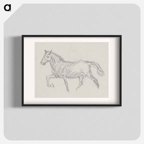 アートポスター-Sketchbook 6 horse - アーノルド ピーター ワイズ クビンチャン Poster.