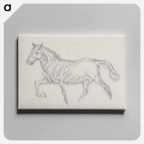 アートパネル-Sketchbook 6 horse - アーノルド ピーター ワイズ クビンチャン Canvas.