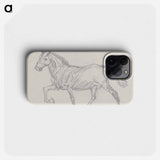 Sketchbook 6 horse - アーノルド ピーター ワイズ クビンチャン Phone Case.