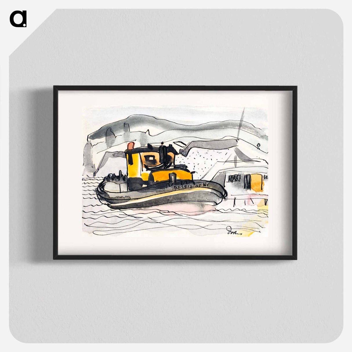 Study for "The 'Bessie' of New York" - アーサー ダヴ Poster.