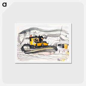 アートポストカード-Study for "The 'Bessie' of New York" - アーサー ダヴ Postcard.