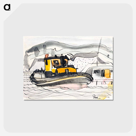 アートポストカード-Study for "The 'Bessie' of New York" - アーサー ダヴ Postcard.