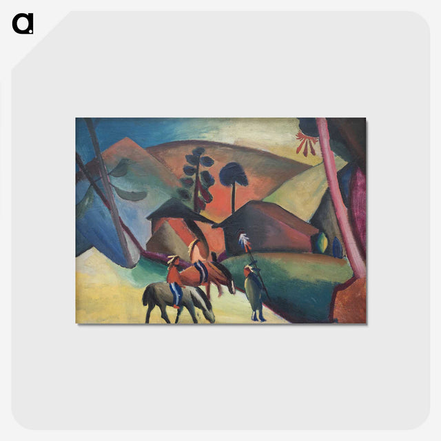 1-17_August-Macke_postcard