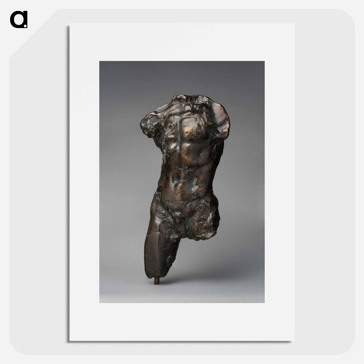 Original public domain image from The MET Museum - Auguste Rodin Poster.