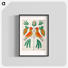 アートポスター-Parrots Facing Each Other
 - バーンズ・コレクション Poster.