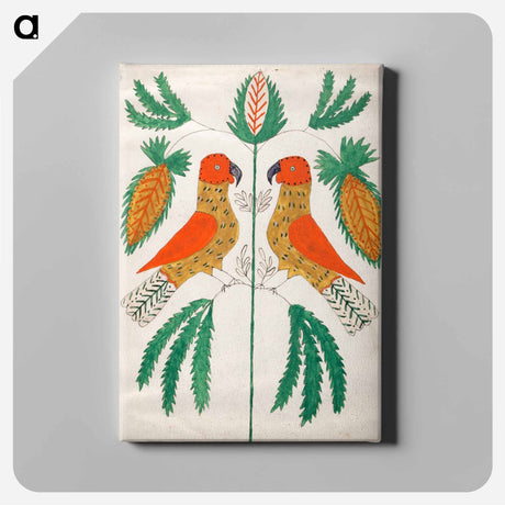 アートパネル-Parrots Facing Each Other
 - バーンズ・コレクション Canvas.