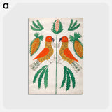 アートポストカード-Parrots Facing Each Other
 - バーンズ・コレクション Postcard.