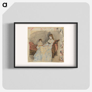 The Artist's Sister, Edma, with Her Daughter, Jeanne
 - ベルト モリゾ Poster.