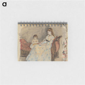 アートメモ帳-The Artist's Sister, Edma, with Her Daughter, Jeanne
 - ベルト モリゾ Memo.