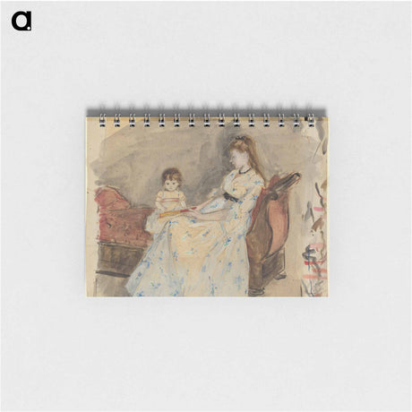アートメモ帳-The Artist's Sister, Edma, with Her Daughter, Jeanne
 - ベルト モリゾ Memo.