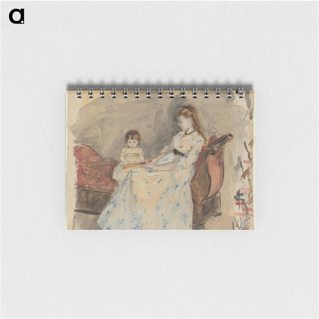 アートメモ帳-The Artist's Sister, Edma, with Her Daughter, Jeanne
 - ベルト モリゾ Memo.