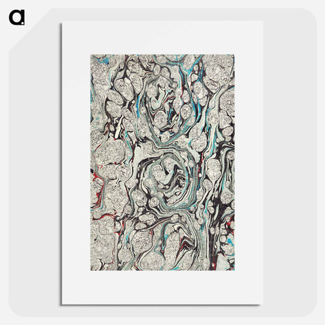 アートポスター-Decorative Paper from Four Picturesque Views in North Wales
 - 大英図書館 Poster.