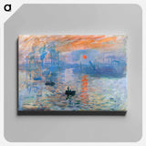 Impression, Sunrise - Claude Monet Canvas.