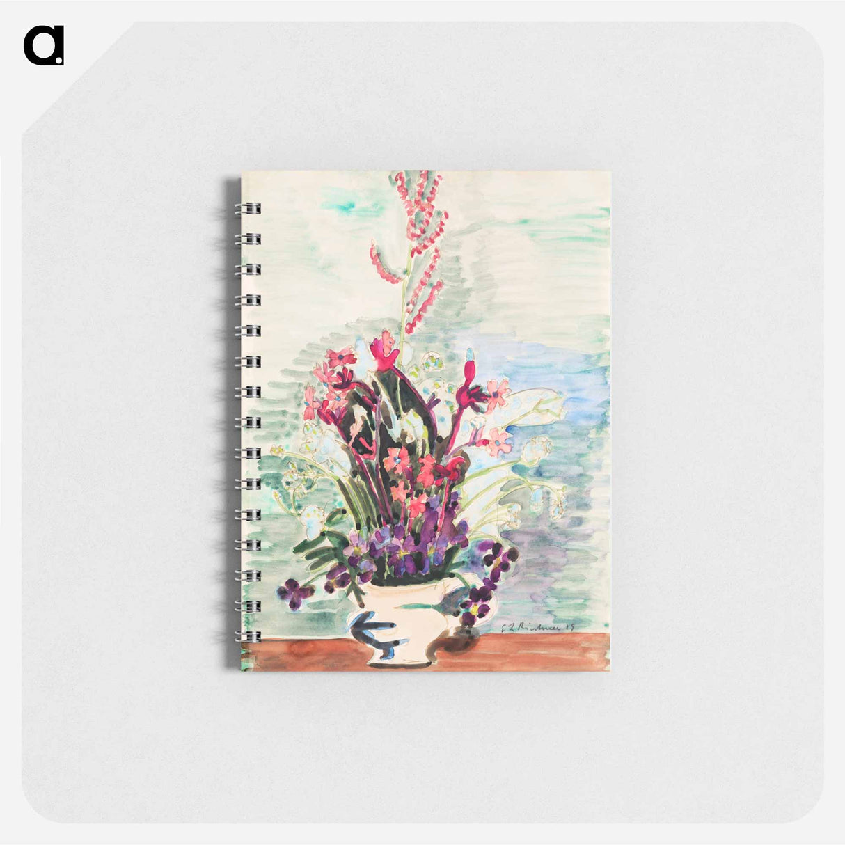 アートメモ帳-Vase of Flowers
 - デトロイト美術館 Memo.