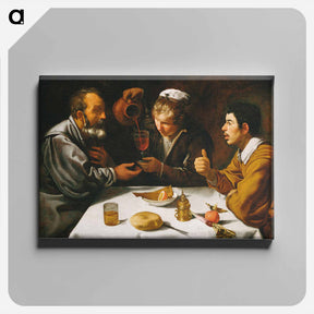 アートパネル-The Lunch - ディエゴ ベラスケス Canvas.