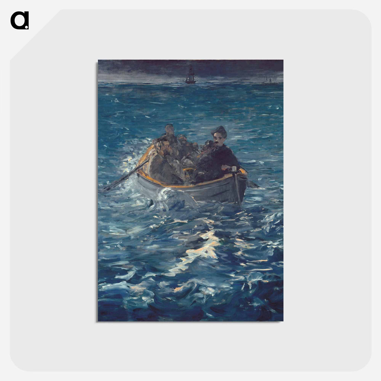 アートポストカード-Edouard Manet's famous painting - エドゥアール マネ Postcard.