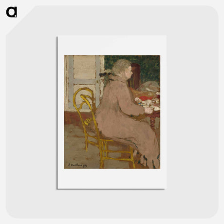 アートポストカード-Breakfast - エドゥアール ヴュイヤール Postcard.