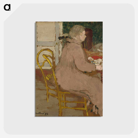 アートポストカード-Breakfast - エドゥアール ヴュイヤール Postcard.
