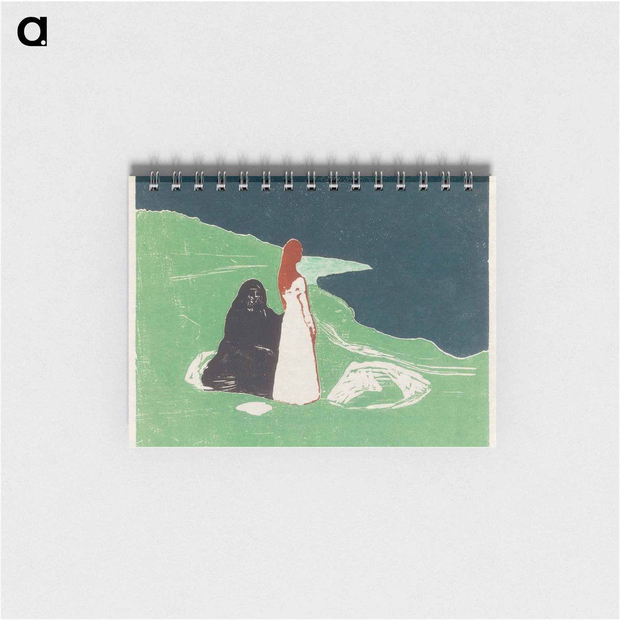 Two Women on the Shore - エドヴァルド ムンク Memo.