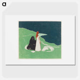 Two Women on the Shore - Edvard Munch Poster.