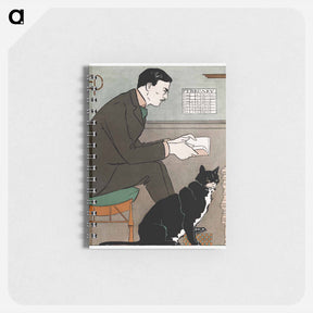 アートメモ帳-Edward Penfield Self–Portrait - エドワード ペンフィールド Memo.