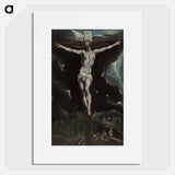 Christ on the Cross - エル グレコ Poster.