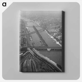 アートパネル-Paris, France - エリック リー ジョンソン Canvas.
