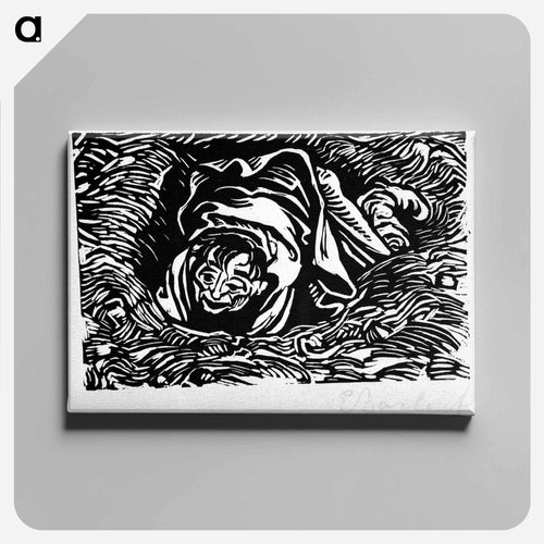 The Mole - Ernst Heinrich Barlach Canvas.