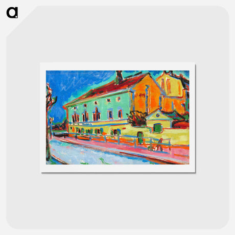 アートポストカード-Dance Hall Bellevue - エルンスト ルートヴィヒ キルヒナー Postcard.