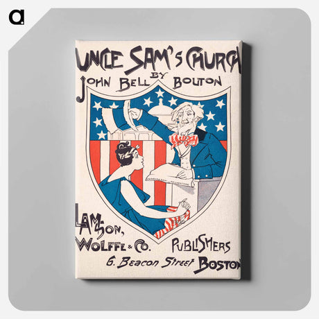 アートパネル-Uncle Sam's church - エセル リード Canvas.