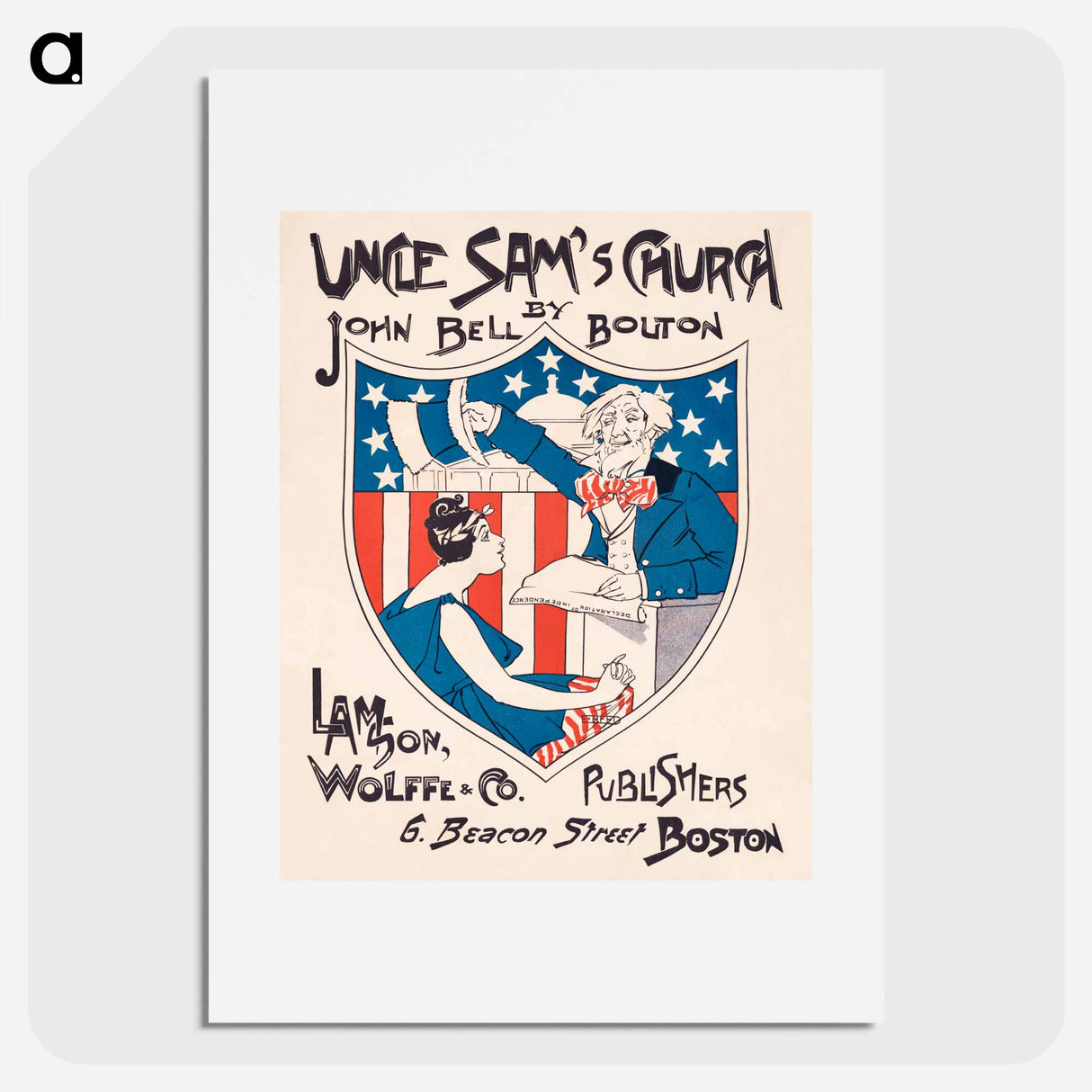 Uncle Sam's church - エセル リード Poster.