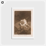 アートポストカード-Who would believe it! - フランシスコ デ ゴヤ Postcard.